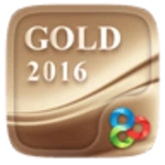 gold2016 golauncher ex theme android application logo